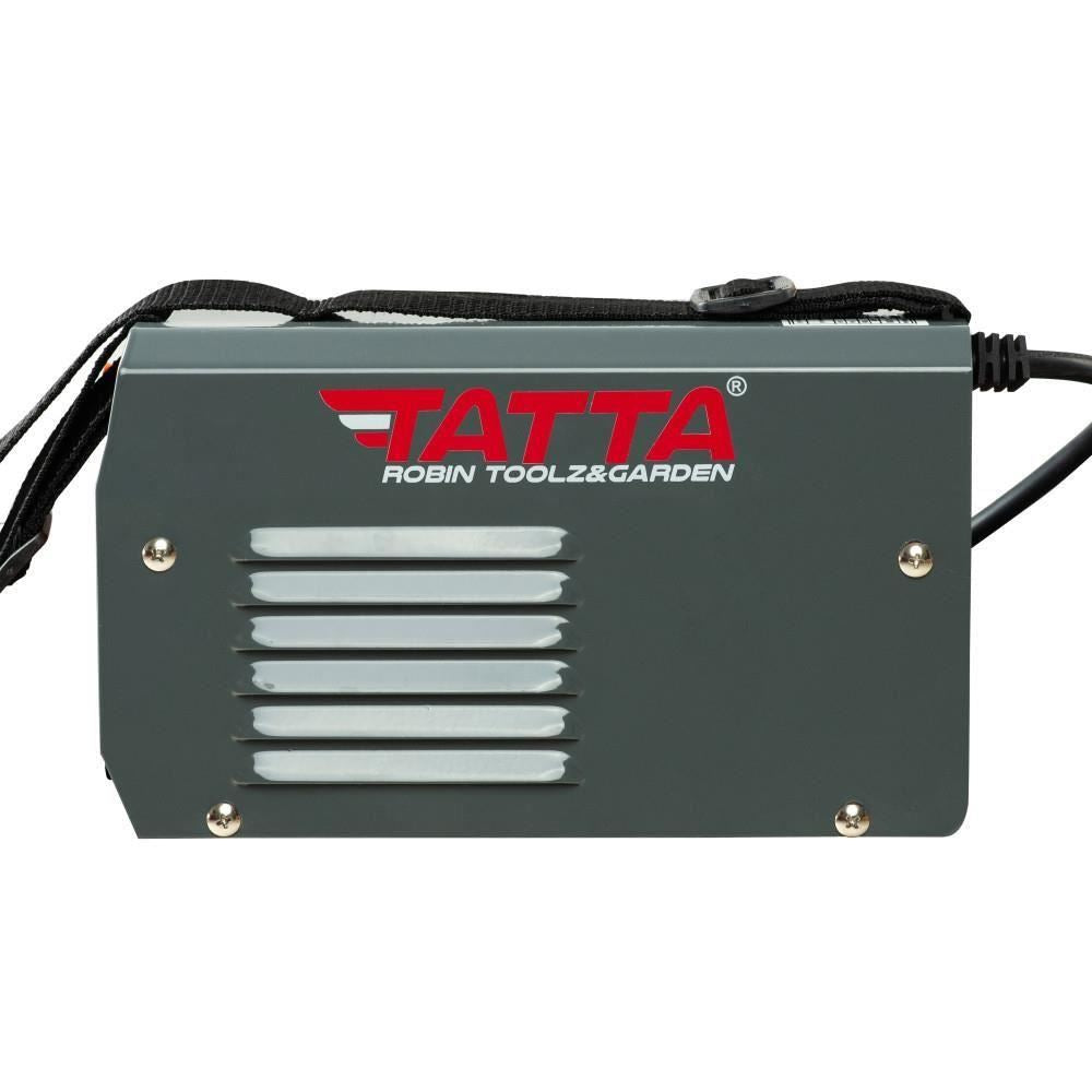 Tatta TA-MMA-300 okos hegesztőgép, önteszt indításkor, 9.5 kVA felvett teljesítmény, 85% hatásfok, 1.6-4.0 mm elektróda, tartozékokkal