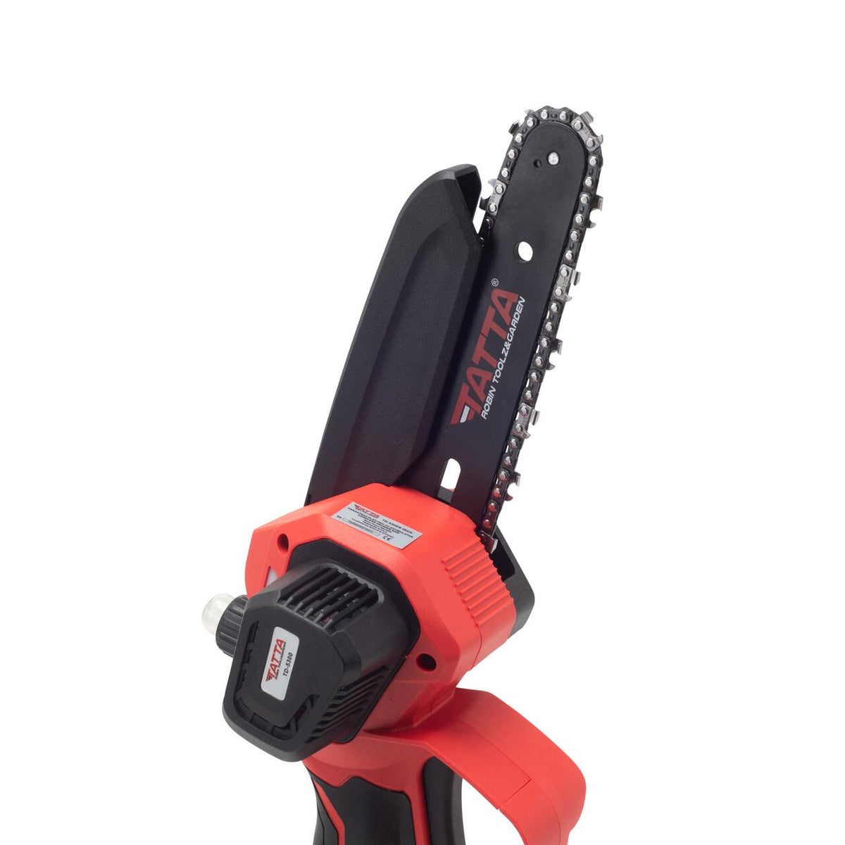 Mini TATTA TD-5300 akkumulátoros láncfűrész, 6", 21V, hordozható, faág- és fatörzsvágó, kompakt