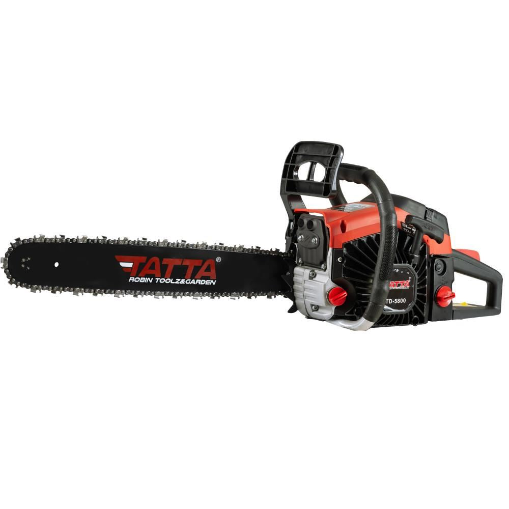 Tatta TD5800 professzionális láncfűrész, 3,54 LE, 58 cm³, 0,55 l, benzin, lánc, vezetőlemez