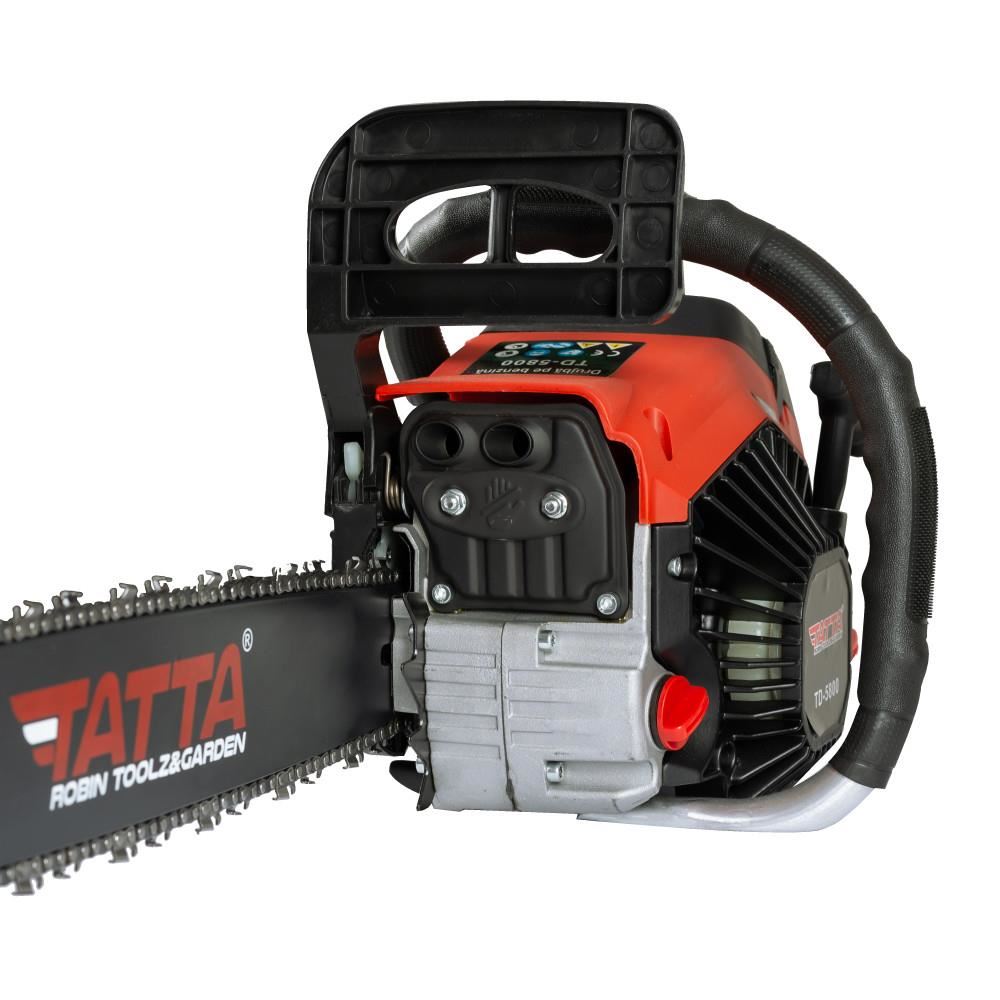 Tatta TD5800 professzionális láncfűrész, 3,54 LE, 58 cm³, 0,55 l, benzin, lánc, vezetőlemez