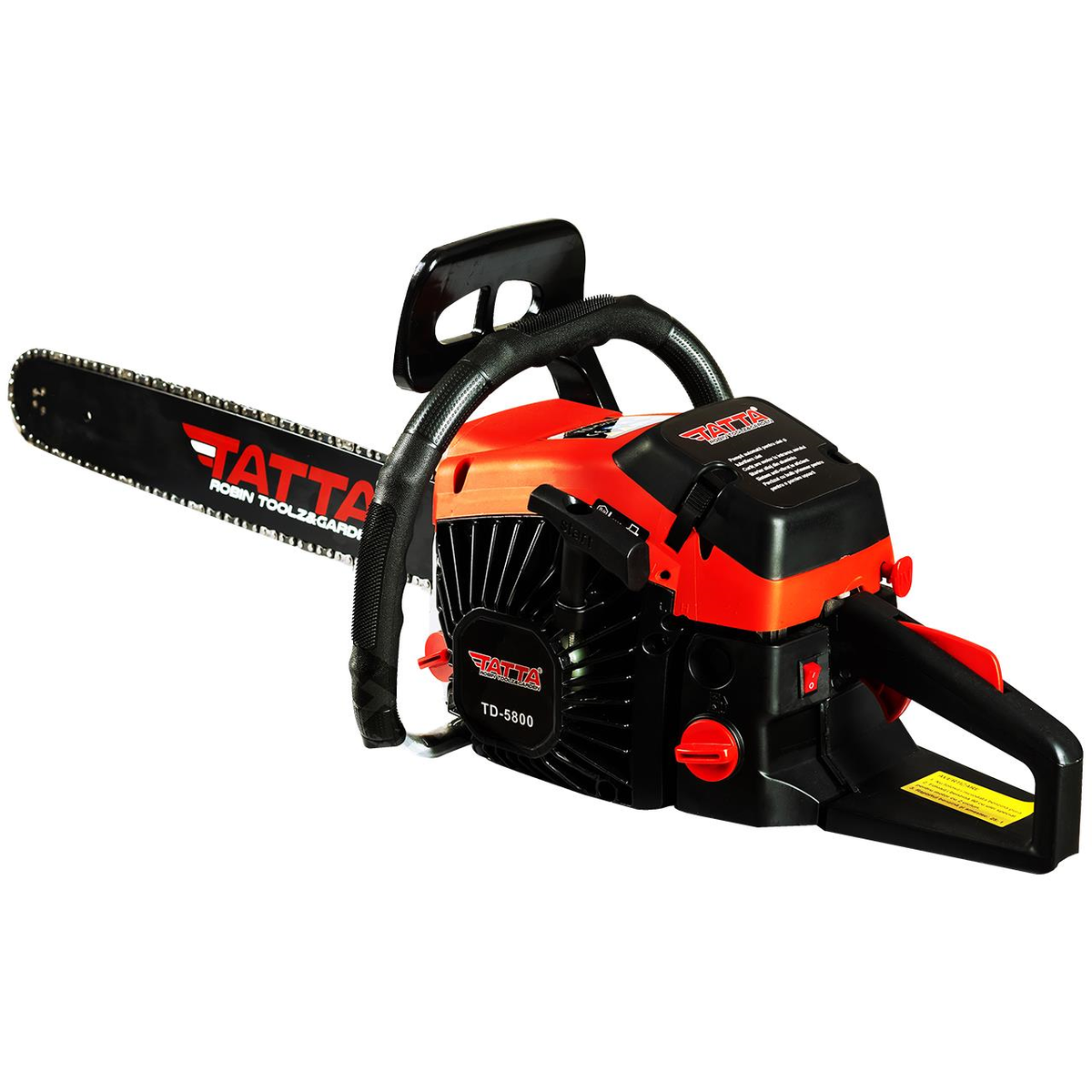 Tatta TD5800 professzionális láncfűrész, 3,54 LE, 58 cm³, 0,55 l, benzin, lánc, vezetőlemez