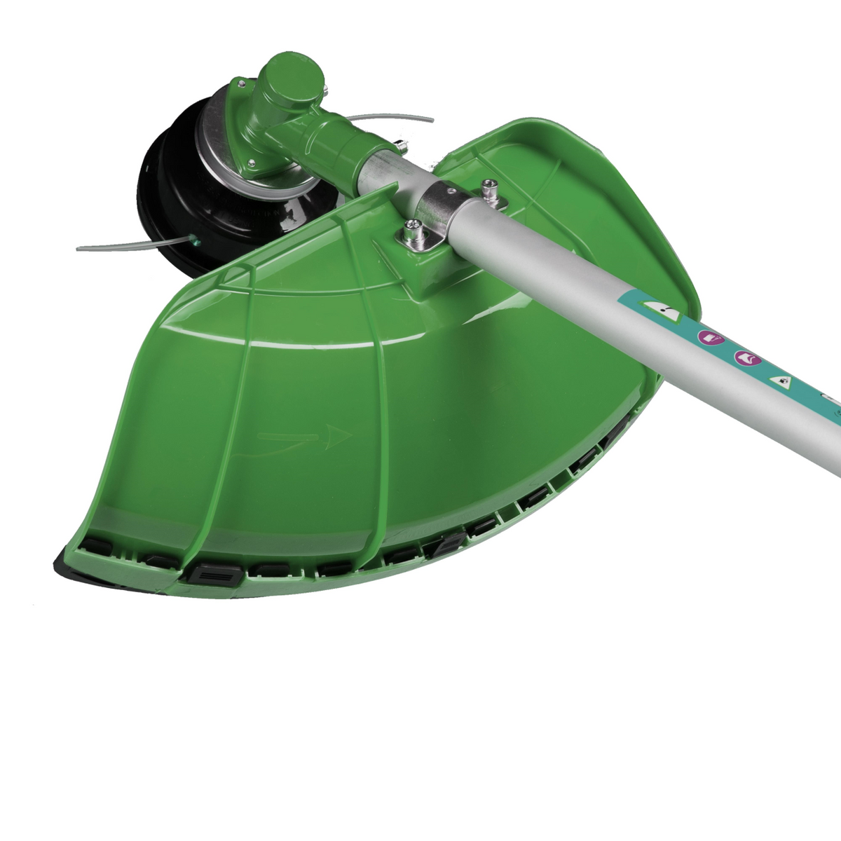 Tatta TM462-9 bozótvágó, 42.2 cm3, 3500 W, motor fordulatszám terhelés alatt 9000 ford./perc, alapjárati fordulatszám 3000 ford./perc, üzemanyagtartály 1200 ml, 1500 mm, 9 tartozékkal