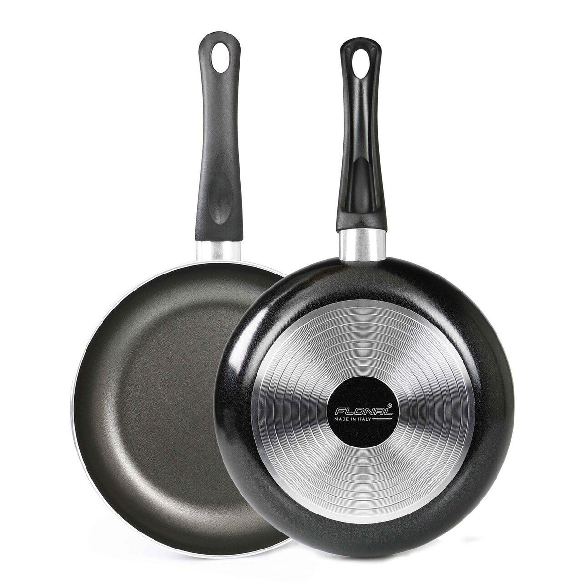 Flonal FLCPS3260 alumínium serpenyő, 32cm, tapadásmentes belső bevonat kőhatással, Mineralit
