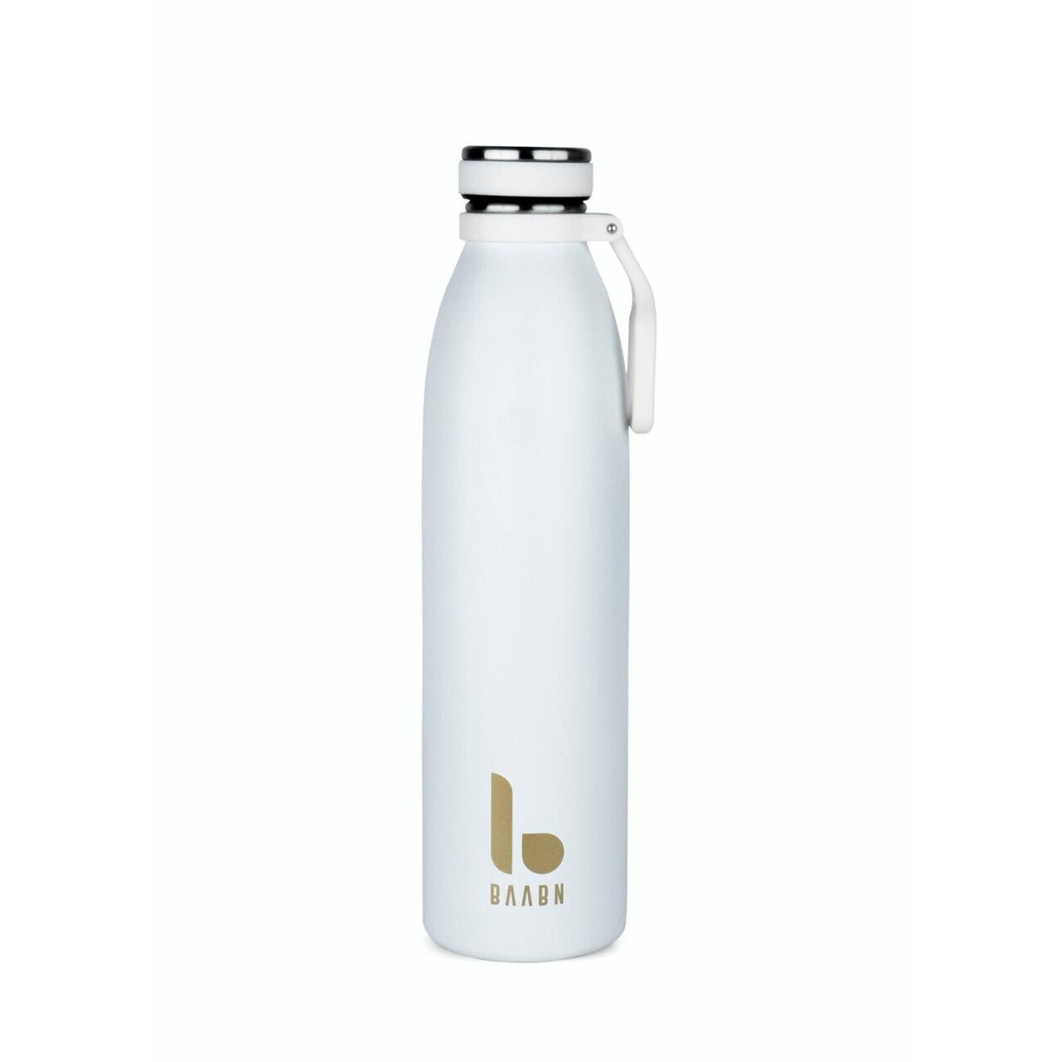 BAABN duplafalú vákuum termosz, 750 ml, kempingezéshez, túrázáshoz, fitneszhez, rozsdamentes acél kulacs, szivárgásmentes