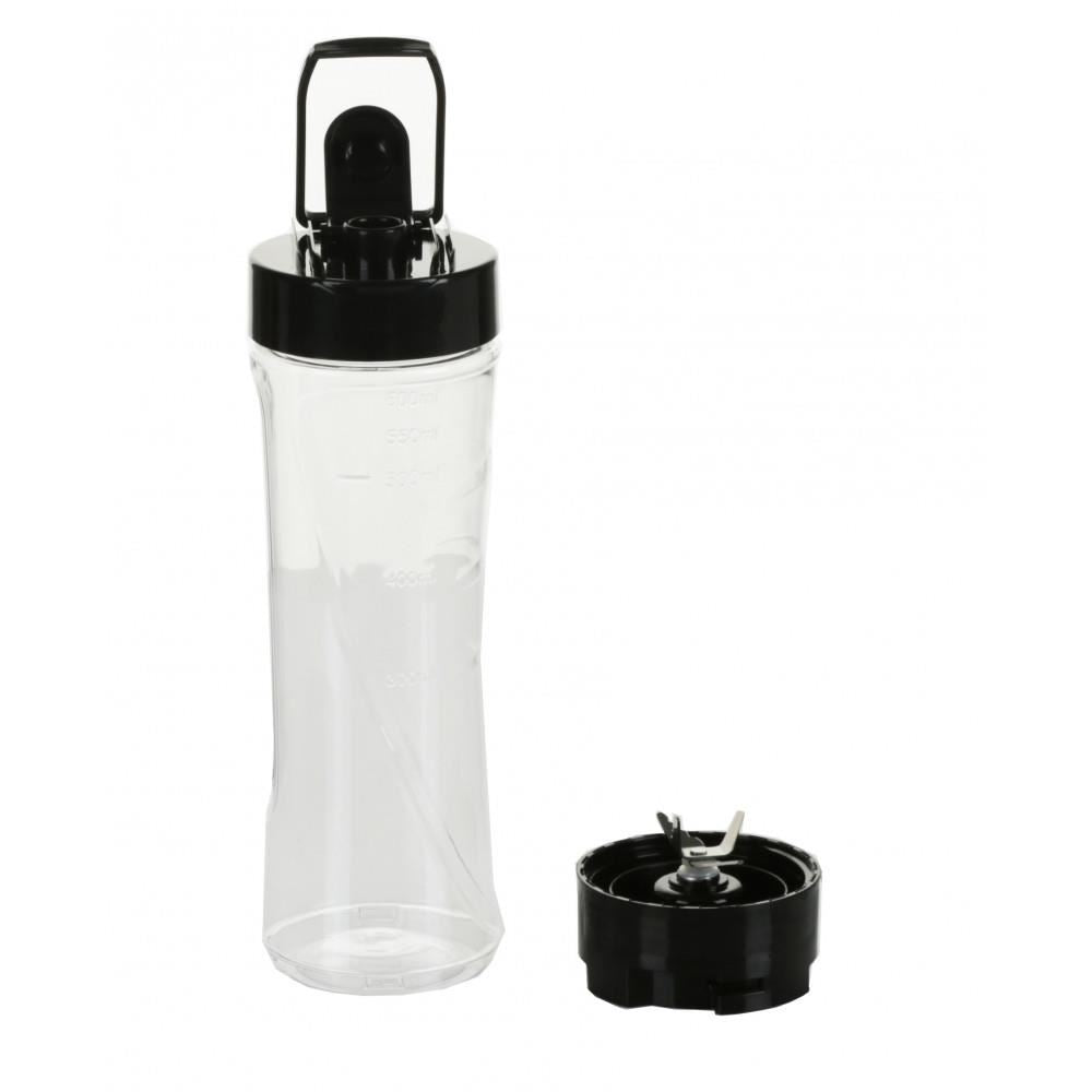 Turmixgép, Smoothie készítő, Hausberg HB-7676NG, Teljesítmény 300W, Kapacitás 600ml, rézmotor, Fekete