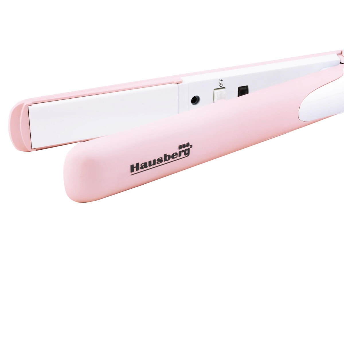 Hausberg HB-32 professzionális hajvasaló, 30W, 15 másodperces felfűtés, PTC technológia, Sheer Glide bevonat, rózsaszín