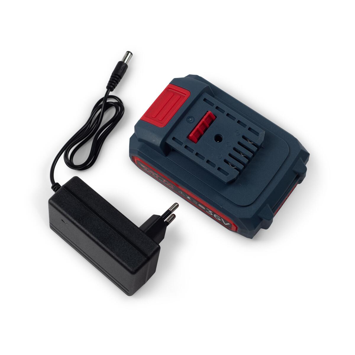 Tatta TD5320 Elektromos fúrógép, 21V, 1300W, 30 Nm, 0-3000 RPM, 10 mm-es tokmány, 2 akkumulátorral